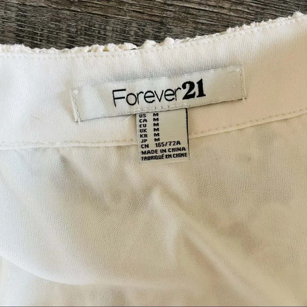 Off White Crochet Skirt - Picture 2 of 4